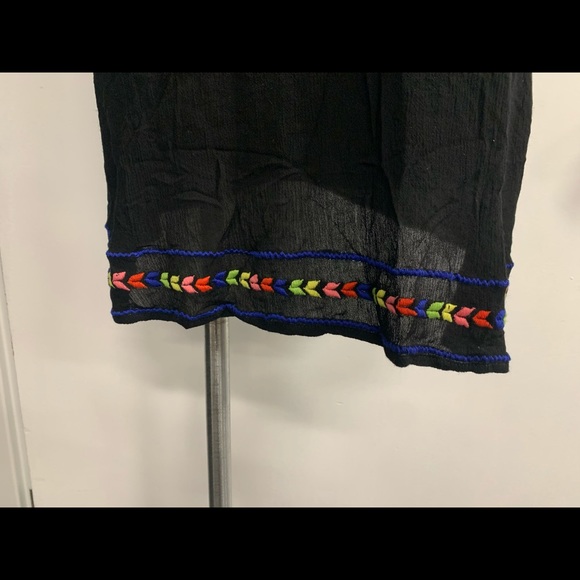 NWT: Aqua embroidered dress - Picture 4 of 5